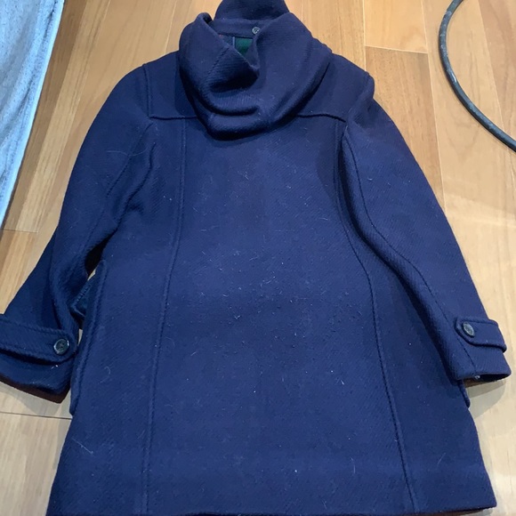 Brooks Brothers Navy Wool Duffle Coat Med Sz 6 - Picture 6 of 8